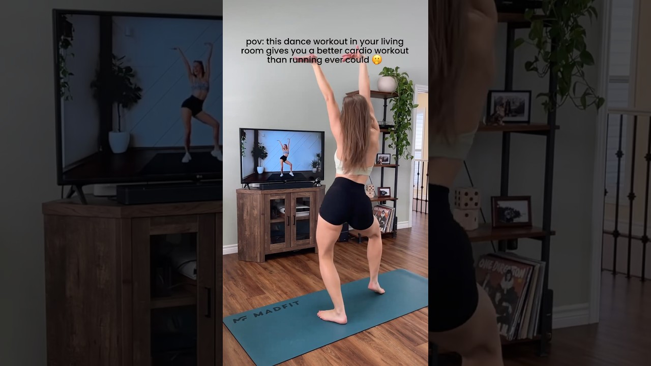 ⁣pov: dance workouts give you a better workout than running #shorts