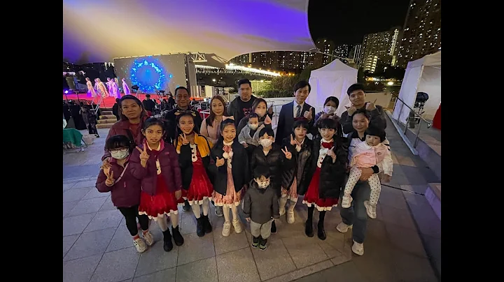 沙田节日灯饰亮灯晚会2023：张煌伟小学K-pop舞表演”Queencard”(16/12/2023) - 天天要闻