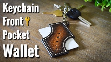 Making The Slimmest Front Pocket Leather Wallet - Leather Craft - EDC