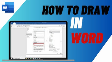 How to Enable Pen in Ms Word | Draw in Word | Quick & Easy