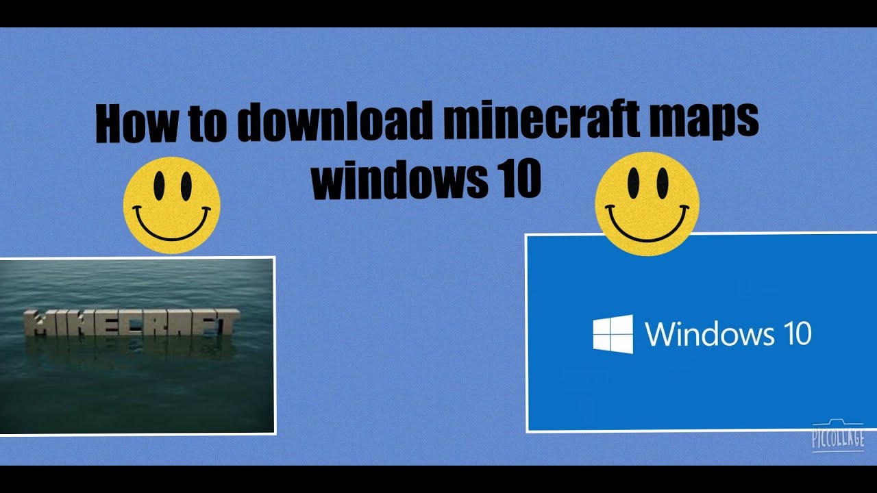 how to download minecraft maps (windows 10) easiest way - YouTube