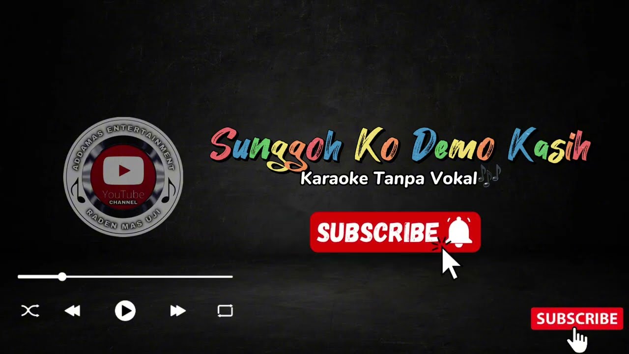 Sunggoh Ko Demo Kasih -Faris Putera Jembal ( Lagu Asal Megat Nordin ) Karaoke Tanpa Vokal