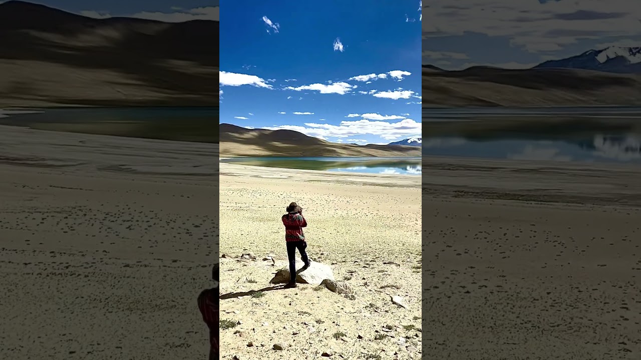 Video thumbnail: #shortsvideo #travel #reelitfeelit #shortsyoutube #travelindia #ladakh #lakesofindia #travellerslife