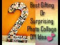DIY:How to make Photo Memory Number Collage DIY:How to make Photo Memory Number Collage