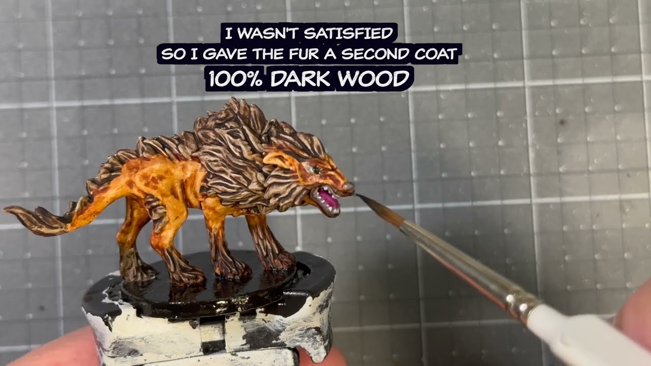 How to SPEED PAINT The Lord of the Rings HUNGRY WARG The Army Painter