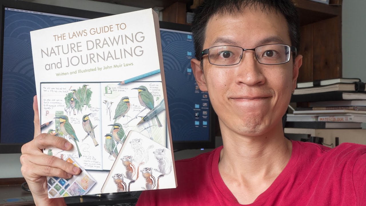 My FAVOURITE BOOK on DRAWING ever! The Laws Guide to Nature Drawing &  Journaling – Art Book Review 