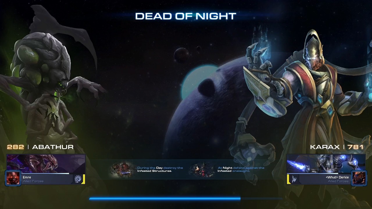 StarCraft 2 Co-op | Abathur & Karax | Dead of Night | Brutal