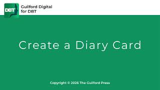 Creating a Diary Card: Guilford Digital for DBT screenshot 3