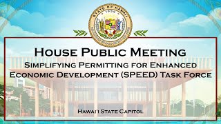 SPEED Task Force (STF) - Thu Sept 11, 2025 @ 9:30 AM HST