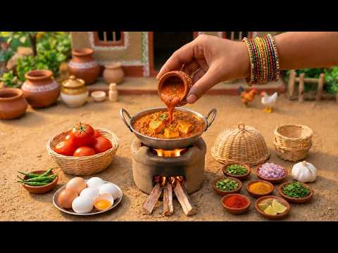 Dhaba Style Paneer Masala Curry Recipe at Home 🍅🥘 Satisfying Masala Curry Food ASMR 😋 Tini Foodkey