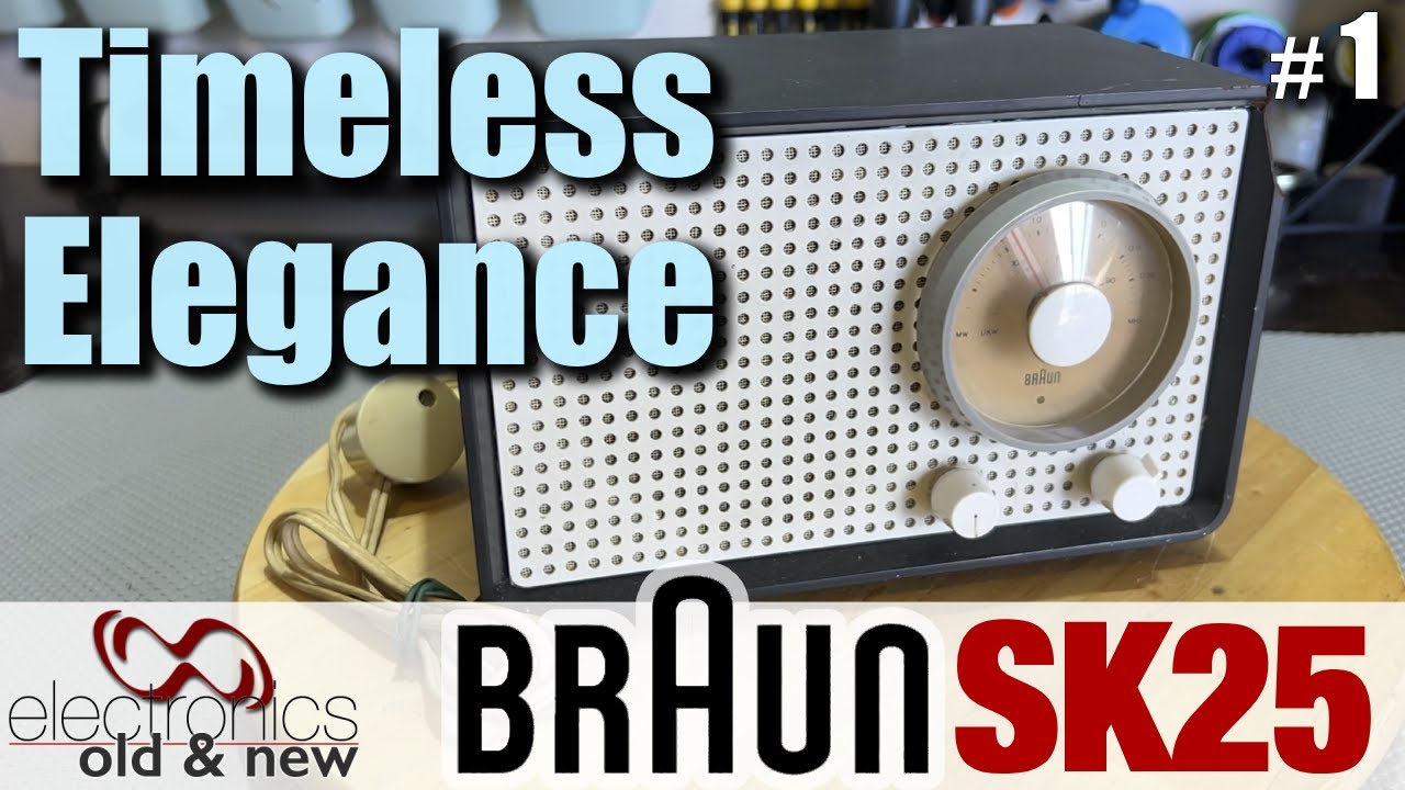 Restoring the Iconic Braun SK25 Radio: A Vintage Design