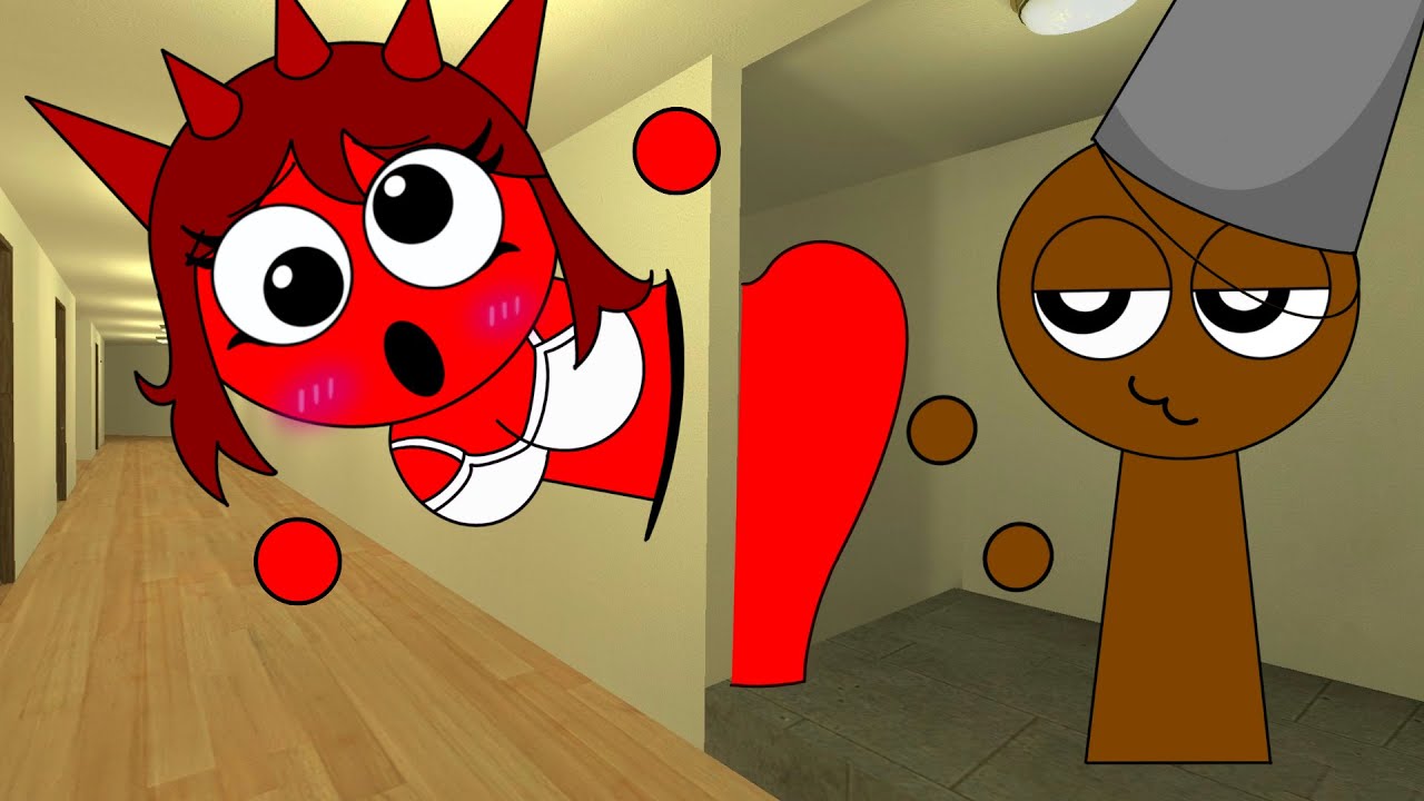 Raddy Is Stuck In A Passage, Brud Wants To Save Her | Sprunki | Garry's Mod