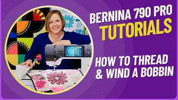 BERNINA 790 PRO Threading & Winding a Bobbin