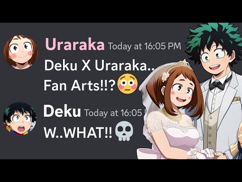 If the MHA Characters Reacted to their Fanarts...