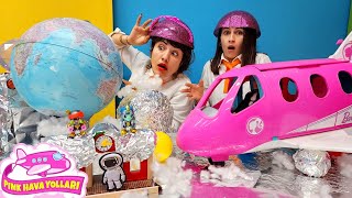 Pink Hava Yolları UZAYA yolcu almaya gidiyor! Ayşe ve Ümit ile komik video! by Ah Cici Kız 165,680 views 2 months ago 3 minutes, 46 seconds