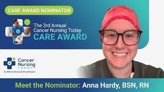 Meet Anna Hardy, BSN, RN, Nominator of CARE Award Finalist Karen Tamulonis, BSN, RN