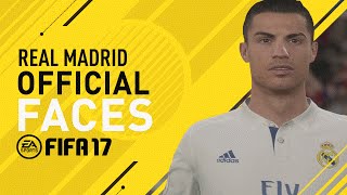 FIFA 17 REAL MADRID ALL FACES HD w/ RONALDO,BALE,FROSTBITE GRAPHIC @JigFifa