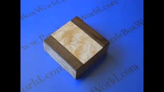 Opening a simple 2 Step Puzzle Box constructed of Curly Maple and Mahogany. This puzzle is beautiful but again, very easy to 