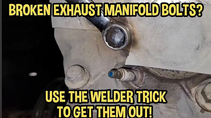 Removing Broken Exhaust Manifold Studs From The Cylinder Head Is Easy With A Welder!