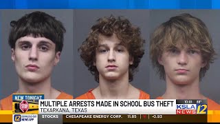 Multiple Arrests Made In School Bus Theft In Texarkana