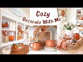 🍂 New Fall Decor 2023 ┃DECORA CONMIGO┃ COZY FALL DECOR┃ IDEAS FARMHOUSE Decor┃Decorate whit Me 🍂