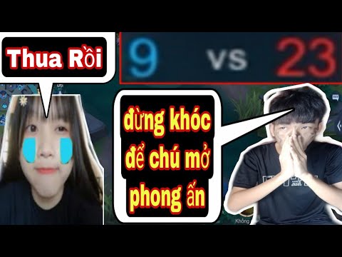 Tỉ Số 9-23 Bạn Nữ Dễ Thương Chú Ơi Thua Rồi | Hùng BK Mở Phong Ấn Slimz | Liên Quân Mobile