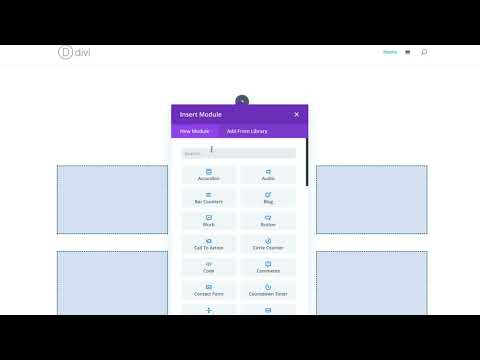 Insert "Taxonomy carousel" Module In Divi