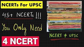 Only These 4 NCERTs are *Enough* || NCERTs FOR UPSC CSE ||