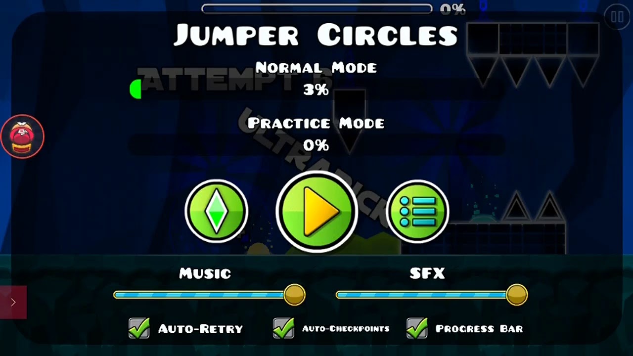 Playing recent levels in Geometry Dash - YouTube
