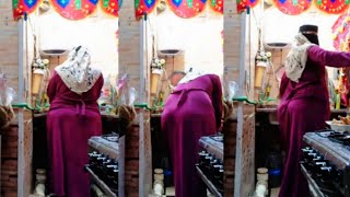 روتين منزلي ست بلدي..بملابس البيتمطبخ ضيقنتيجه صادمه