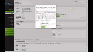 Duplicating an event using VTEvents