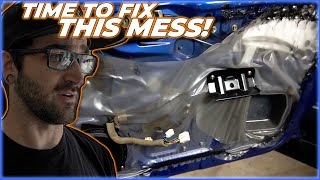 Removing Crusty Vapor Barriers On An Evo 9 | Evo IX Projects