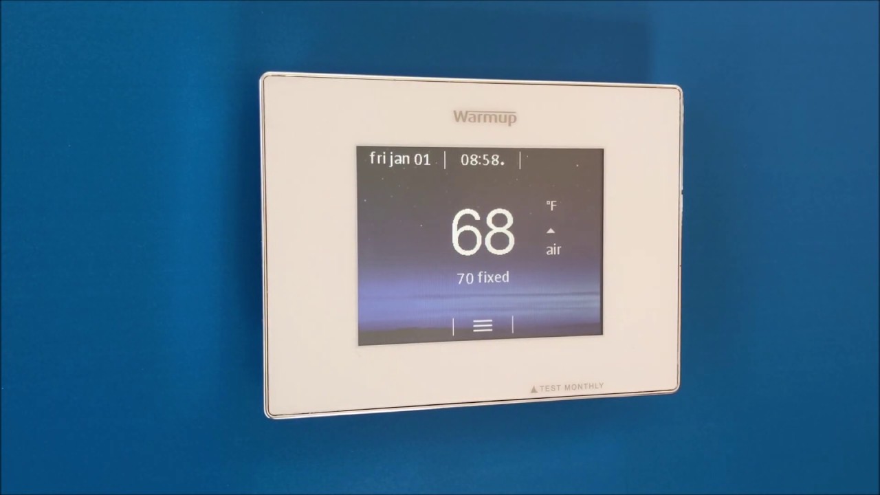 Heating Limits on the 4iE Smart Thermostat - YouTube