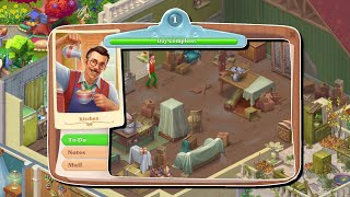 New Room - The Kitchen - Day 1 - Playrix Manor Matters - Android Gameplay screenshot 3