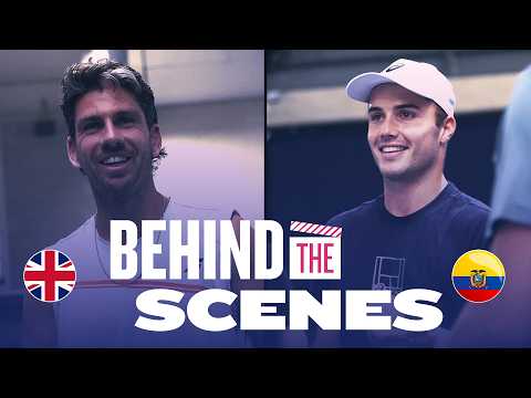Inside Cam Norrie & Arthur Fery's Davis Cup Training Session 👀🎾 | Behind The Scenes