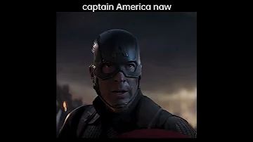 captain America than (1900) vs captain America now (2000) status #marvel