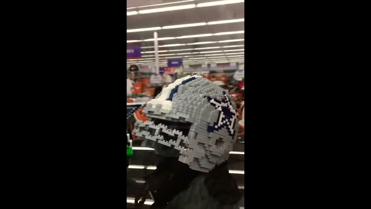 LEGO football helmet YouTube