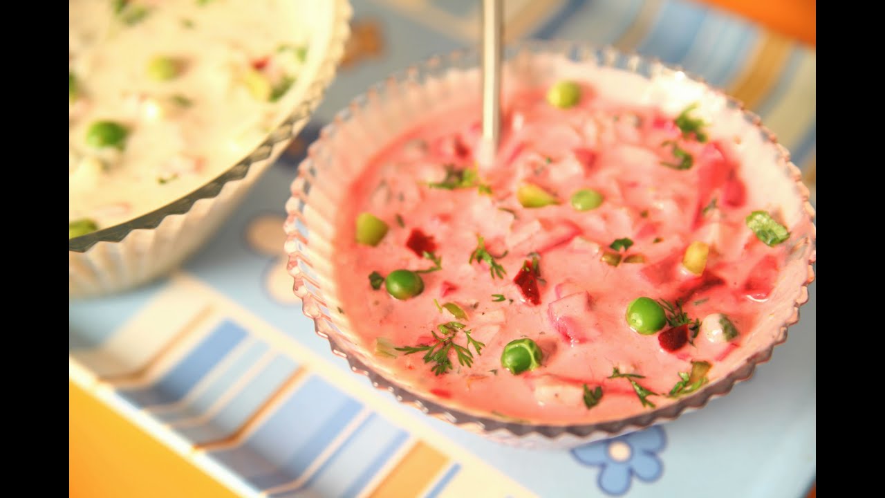 Home-Made Dahi Salad (Yogurt Salad) By Seema | India Food Network