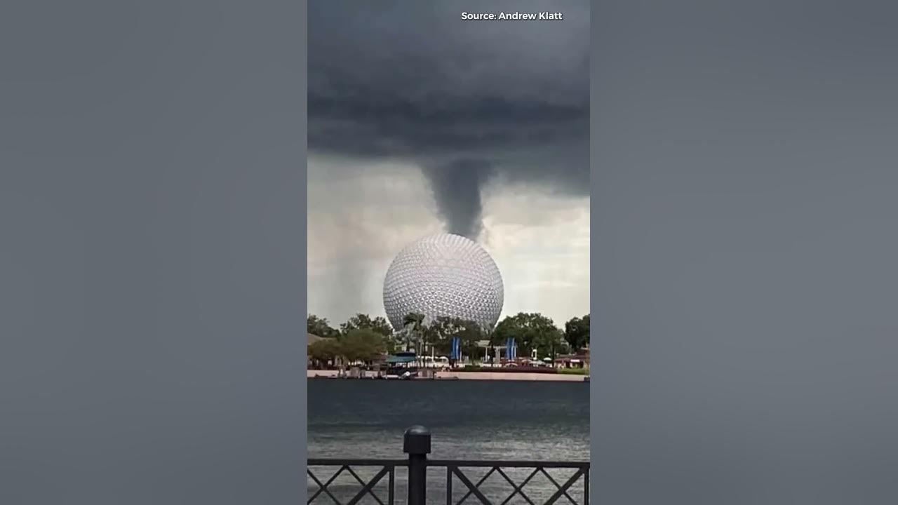Tornado Warning At Disney World! #shorts