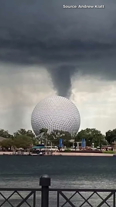 Tornado Warning At Disney World! #shorts