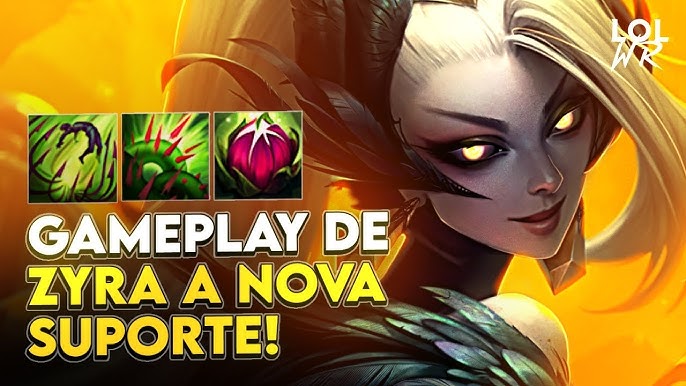 Modelo 3D da nova Skin Zyra Coven efeitos e habilidades💀 créditos: Sk