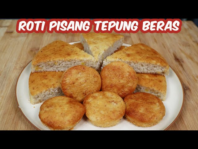 ROTI PISANG TEPUNG BERAS KHAS BANGKA | ENAKNYAA BIKIN NAGIH