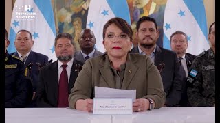 #Honduras | Cadena Nacional de la Presidenta de Honduras, Xiomara Castro