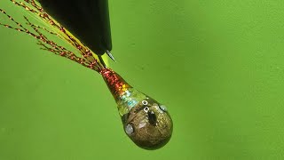 How to Tie a High-Gloss UV Resin Perch Streamer | Step-by-Step Fly Tying#flytying #jigstreamer