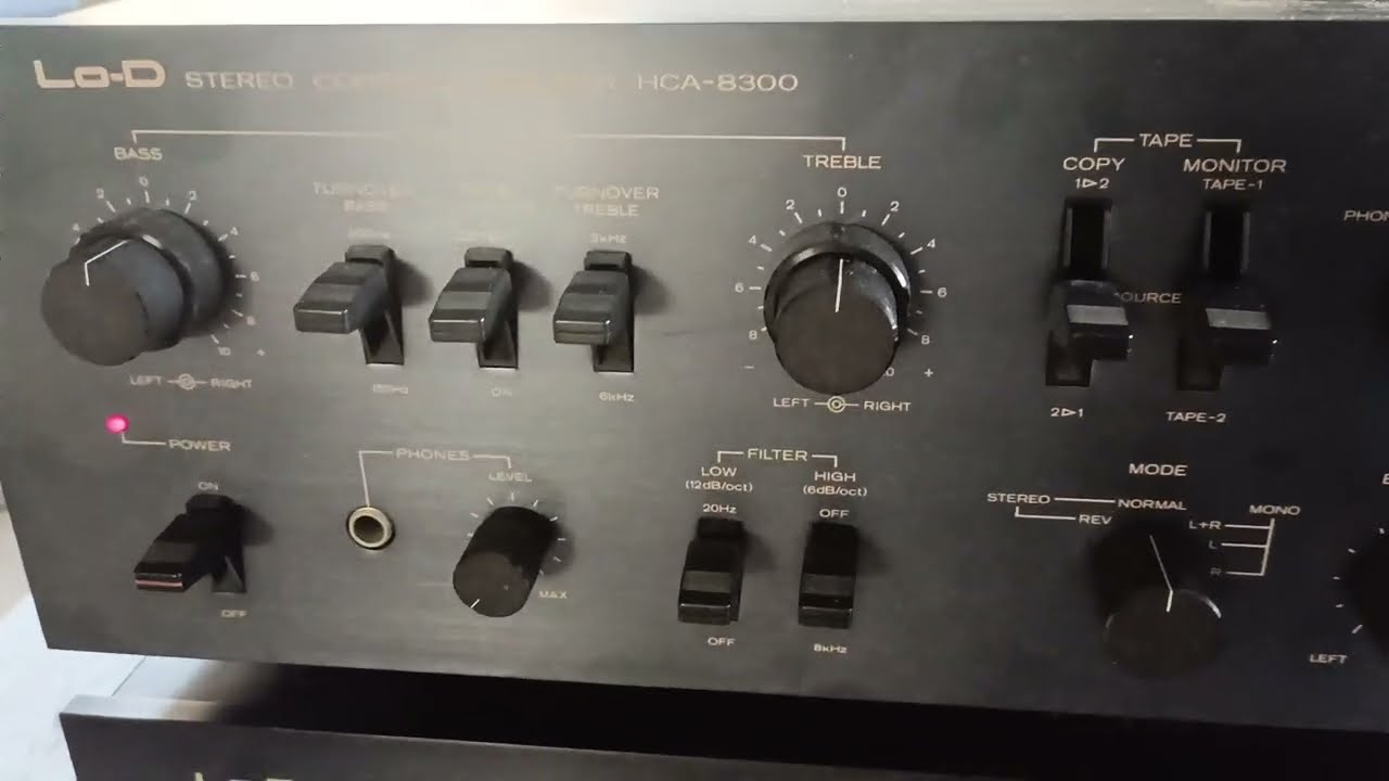 Lo-D (Hitachi) HCA-8300 Pre- & HMA-8300 Poweramplifier (SOLD) Sony