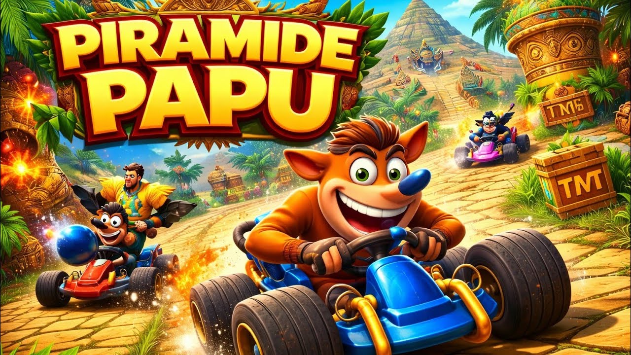 ¡Dominando Pirámide Papu! 🐯🔥 | Crash CTR Nitro-Fueled Gameplay