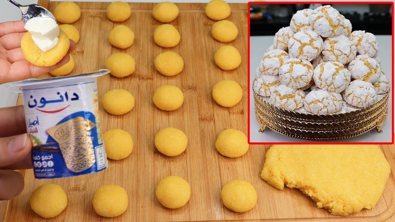 بلا عذاب ولا كثرة المقادير لعيد 2026! غريبة دانون معلكة ومشققة بدون دقيق أبيض ولا زبدة حلوة سهلة