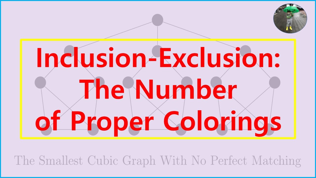 Number of Proper Colorings (Chromatic Polynomial) (Inclusion-Exclusion ...