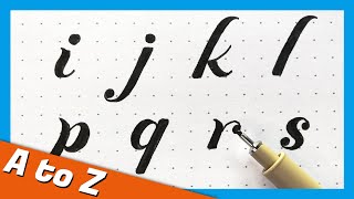 🖋️ LETTERING ALPHABET A TO Z (n37) 🖌️ | MelganniaTV