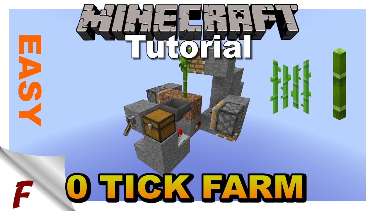 Minecraft Zero Tick Farm in Java 1.14+. Zero Tick Bamboo and Sugarcane